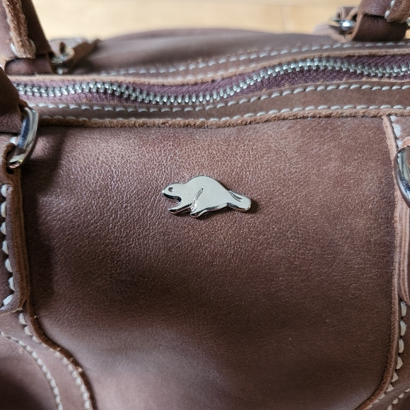 Roots Brown Tribe Leather Bag - Picture 2 of 8